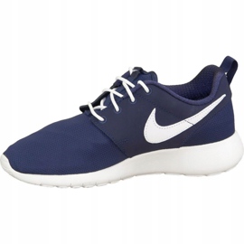Zapatillas Nike Roshe One Gs W 599728-416 blanco azul marino 1 Zapatillas Nike Roshe One Gs W 599728-416 blanco azul marino 1