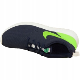 Zapatillas Nike Roshe One Gs W 599728-413 azul marino verde 2 Zapatillas Nike Roshe One Gs W 599728-413 azul marino verde 2