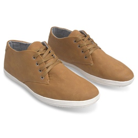 Zapatillas altas de moda 3232 Camel marrón 3