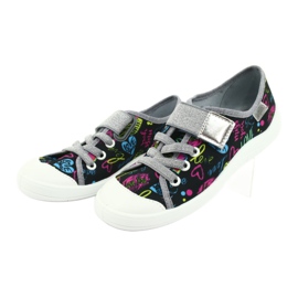 Calzado infantil befado 251Y137 negro azul rosa gris amarillo 3