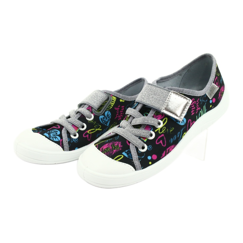 Calzado infantil befado 251Y137 negro azul rosa gris amarillo 3