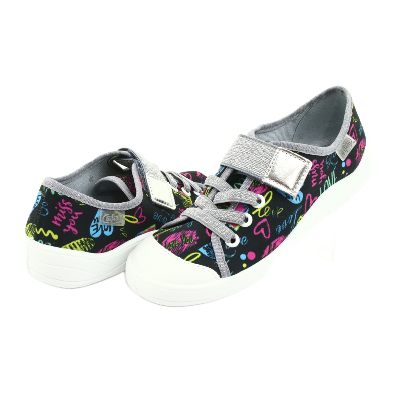 Calzado infantil befado 251Y137 negro azul rosa gris amarillo 4