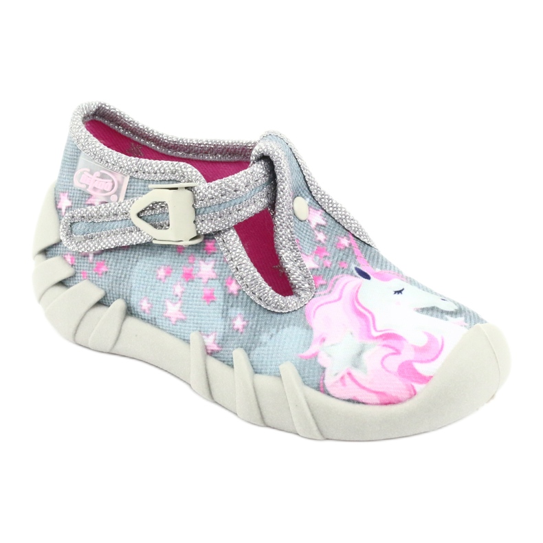 Calzado infantil befado 110P363 rosa gris 1