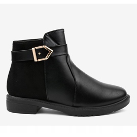 Botas planas negras botas Jodhpur con aislamiento CH-22 negro 2