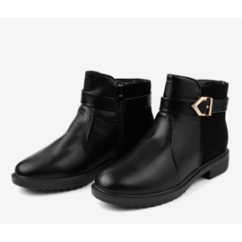 Botas planas negras botas Jodhpur con aislamiento CH-22 negro 3