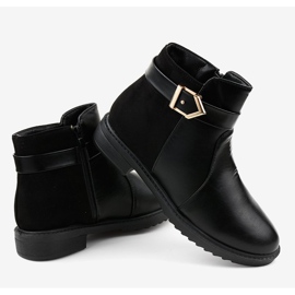 Botas planas negras botas Jodhpur con aislamiento CH-22 negro 4