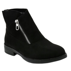 Botas planas negras, botas Chelsea con aislamiento 20195-2 negro 1
