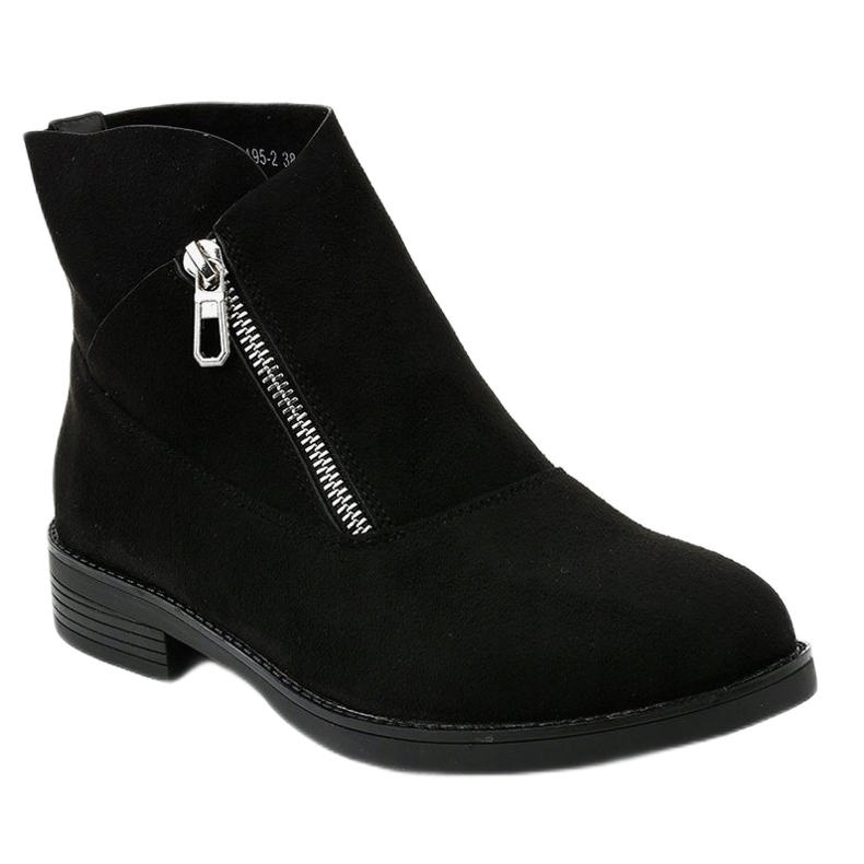 Botas planas negras, botas Chelsea con aislamiento 20195-2 negro 1
