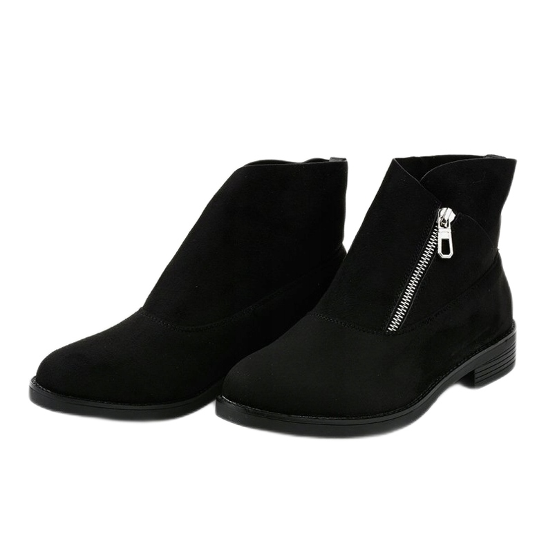 Botas planas negras, botas Chelsea con aislamiento 20195-2 negro 2