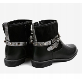 Botas negras planas con aislamiento 1049-PA negro 4