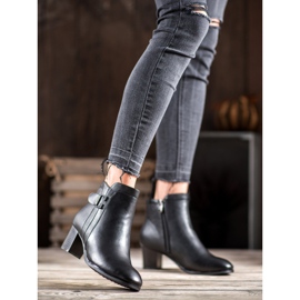 SHELOVET Botas elegantes con hebilla decorativa negro 6