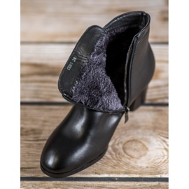 SHELOVET Botas elegantes con hebilla decorativa negro 4