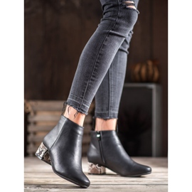Weide Botas elegantes con estampado de serpiente negro multicolor 3
