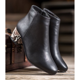 Weide Botas elegantes con estampado de serpiente negro multicolor 5