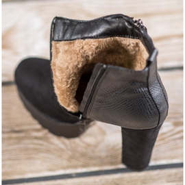 Weide Botas calientes en la plataforma. negro 4