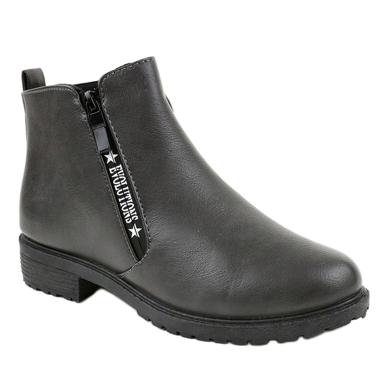 Botas de mujer planas grises XY-526 1