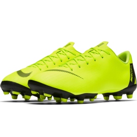 Zapatos de fútbol Nike Mercurial Vapor 12 Academy Mg Jr AH7347 701 multicolor amarillo 2 Zapatos de fútbol Nike Mercurial Vapor 12 Academy Mg Jr AH7347 701 multicolor amarillo 2