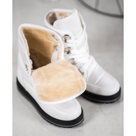 Muto Botas de nieve en la plataforma blanco 6