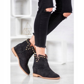 Bella Paris Botas vaqueras con jets negro 4