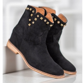 Bella Paris Botas vaqueras con jets negro 3