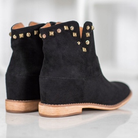 Bella Paris Botas vaqueras con jets negro 2