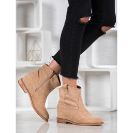Bella Paris Botas de vaquero en una cuña multicolor 1