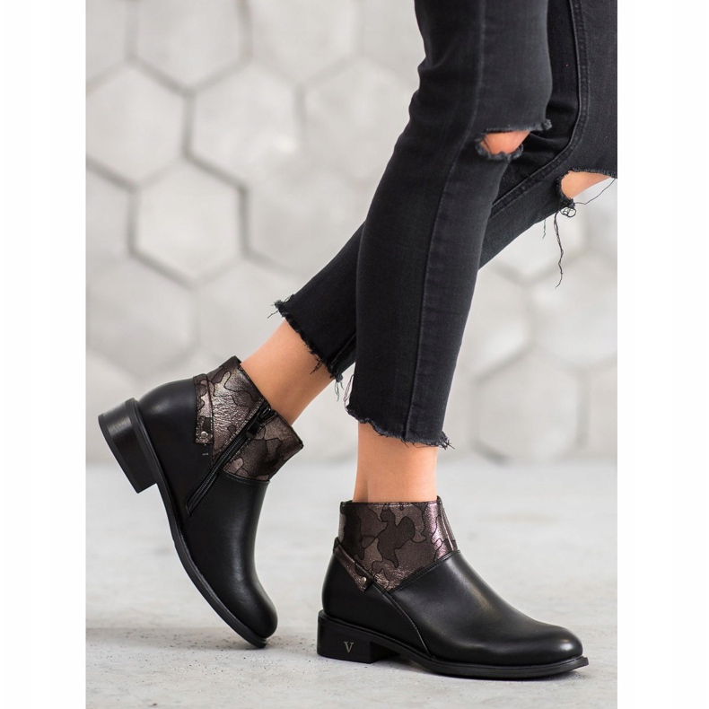 Botas VINCEZA negro multicolor 1