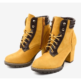 Botines de ante amarillo 995-37 3