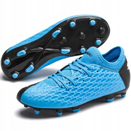Botas de fútbol Puma Future 5.4 Fg Ag Jr 105810 01 azul marino azul 3