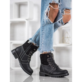 Super Me Botas cálidas negro 7