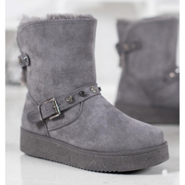 SHELOVET Mukluki con chorros gris 1