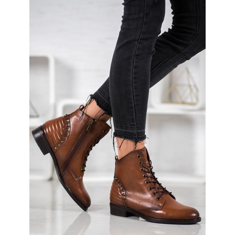 Botas VINCEZA elegantes marrón 1