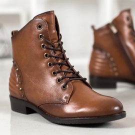 Botas VINCEZA elegantes marrón 4
