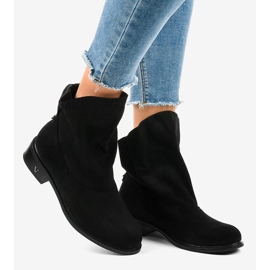 Botas negras planas aislantes 6672-6 negro 2