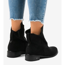 Botas negras planas aislantes 6672-6 negro 4