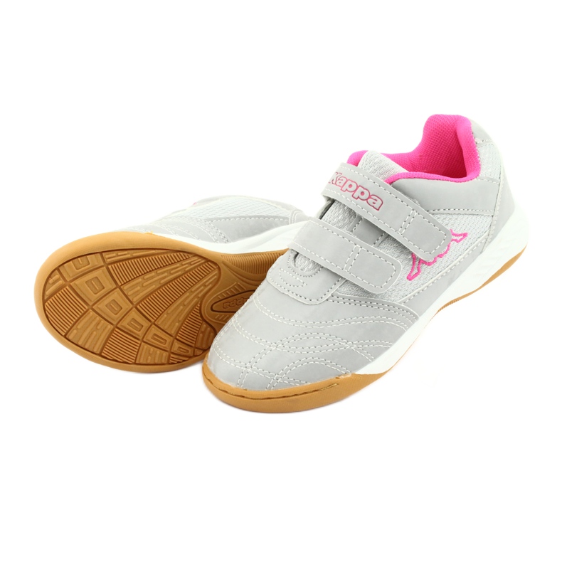 Zapatos Kappa Kickoff Jr 260509K 1522 rosado gris 5