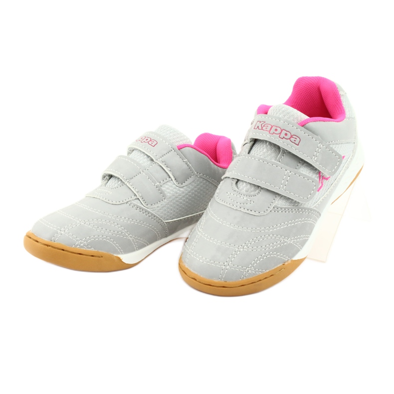 Zapatos Kappa Kickoff Jr 260509K 1522 rosado gris 3