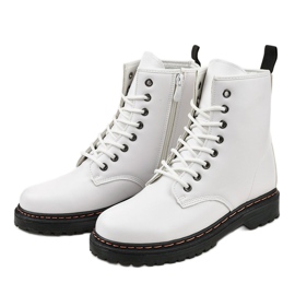 Botas blancas aisladas DJH01-1 blanco 2