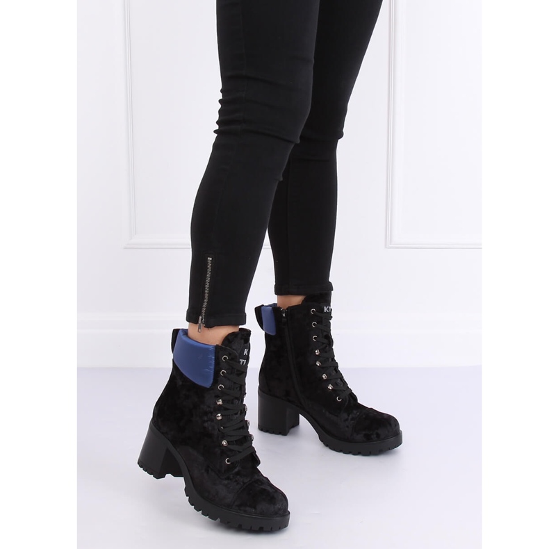 Trabajadores de terciopelo negro K1835203 Negro 2