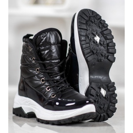 SHELOVET Botas de nieve deportivas negro 4