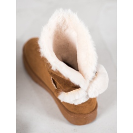 SHELOVET Warm Suede Mukluki marrón 5