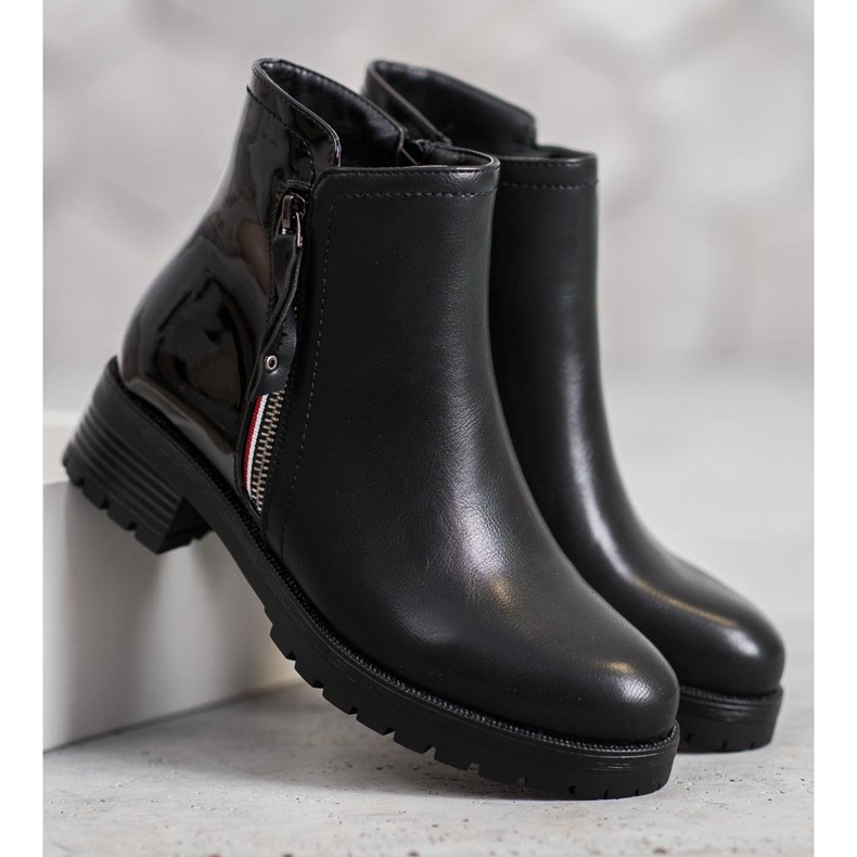 SHELOVET Trabajadores con candado adornado negro 2