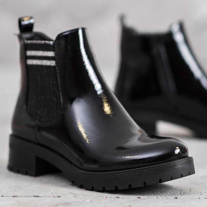 SHELOVET Botines deportivos en la plataforma negro 1