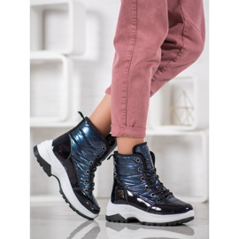 SHELOVET Botas de nieve deportivas azul 1