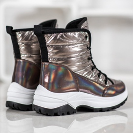 SHELOVET Botas de nieve deportivas amarillo 2