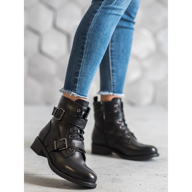 SHELOVET Trabajadores cálidos con cierres negro 1