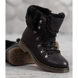 Forever Folie Botas con piel negro 2