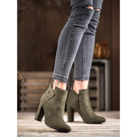 Botas de gamuza sexy VINCEZA verde 4