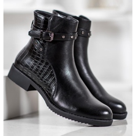 J. Star Botas negras cálidas negro 4