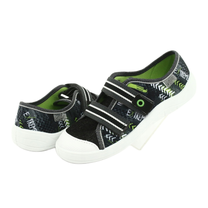 Calzado infantil befado 672Y069 negro gris verde 4